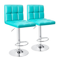 Electric blue bar stools hot sale